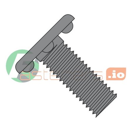 6-32 x 3/4" Weld Screws/Nibs Under Head/Steel/Plain (Carton: 5,000 pcs)